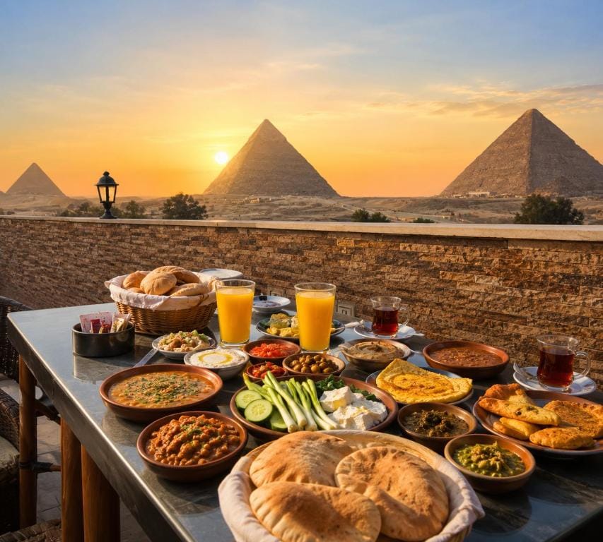 Oyal Scarab Pyramids View — 1